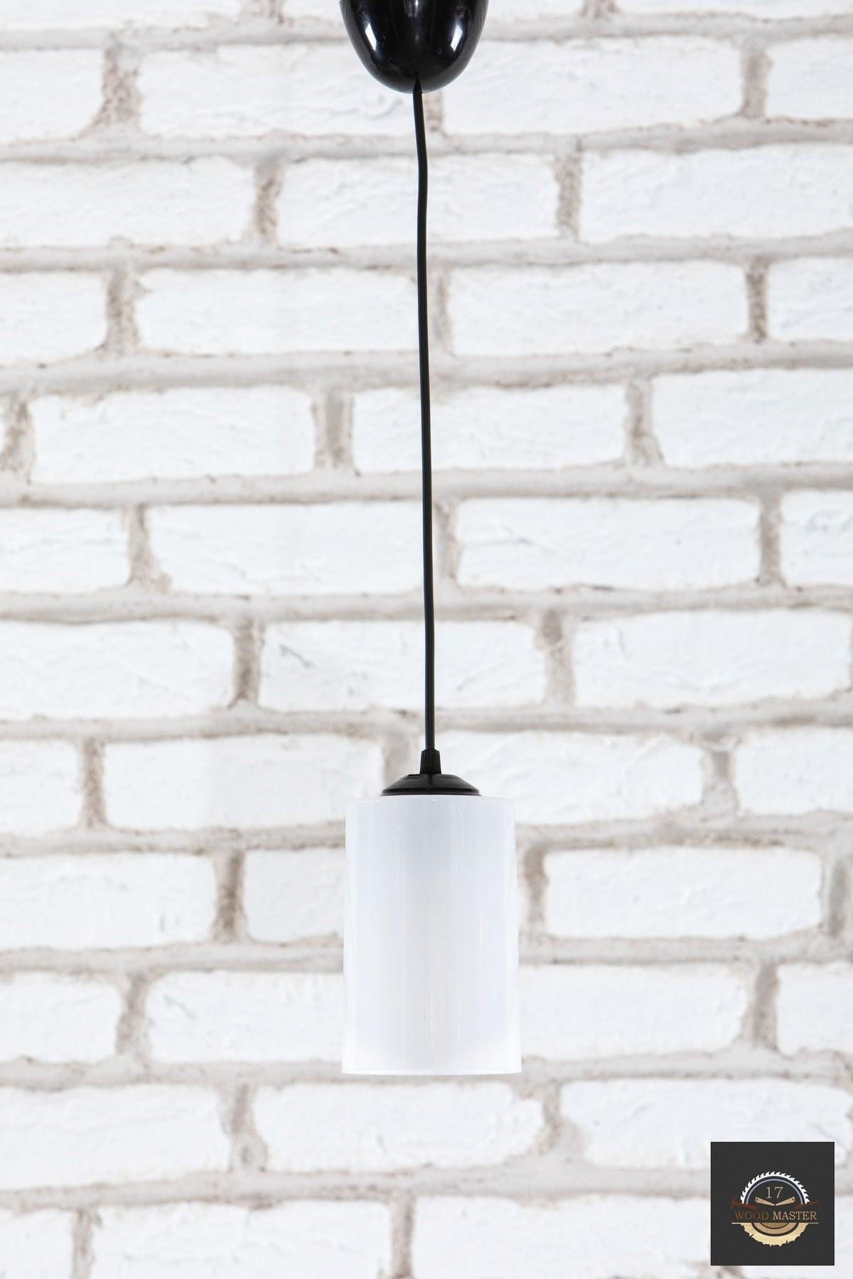 Single Mica White Color Chandelier Stylish Appearance - Swordslife