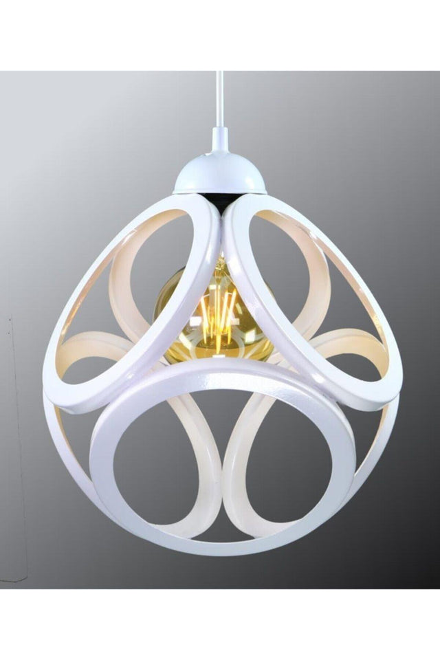 Single Modern Circle Cube Model Pendant Lamp Chandelier - Swordslife