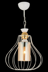 Single Rodi White Modern Downward Facing Chandelier - Swordslife