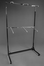 Single Sided Double Deck Hanger Stand with 6 Sticks - Swordslife
