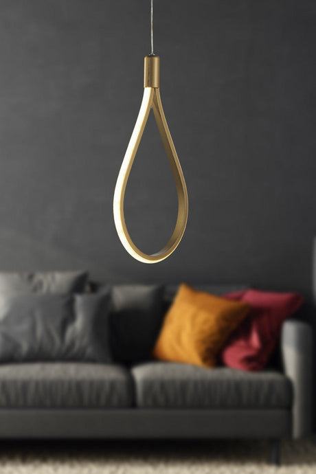 Single Three Color Led Tumbled Chandelier - Swordslife