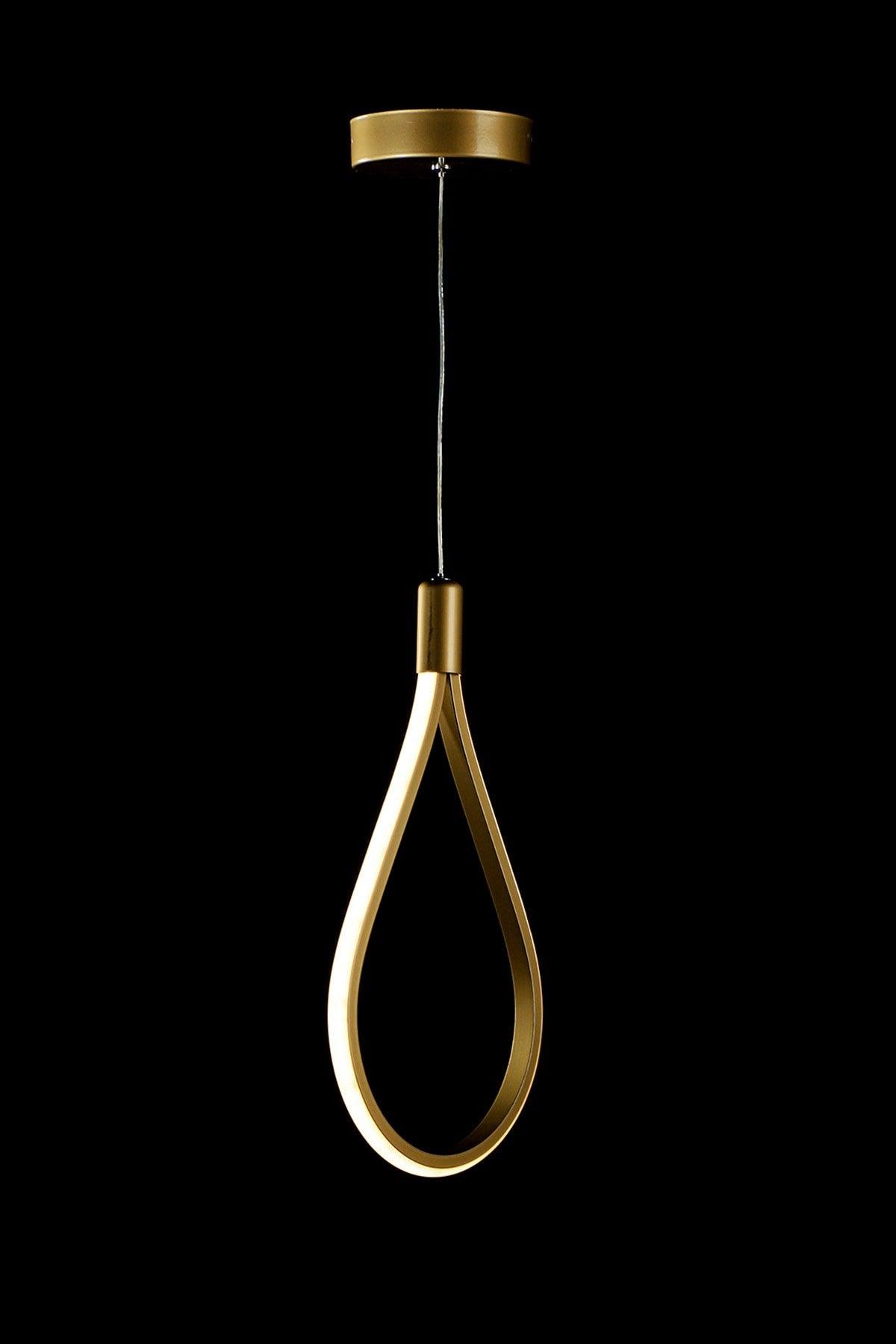 Single Three Color Led Tumbled Chandelier - Swordslife
