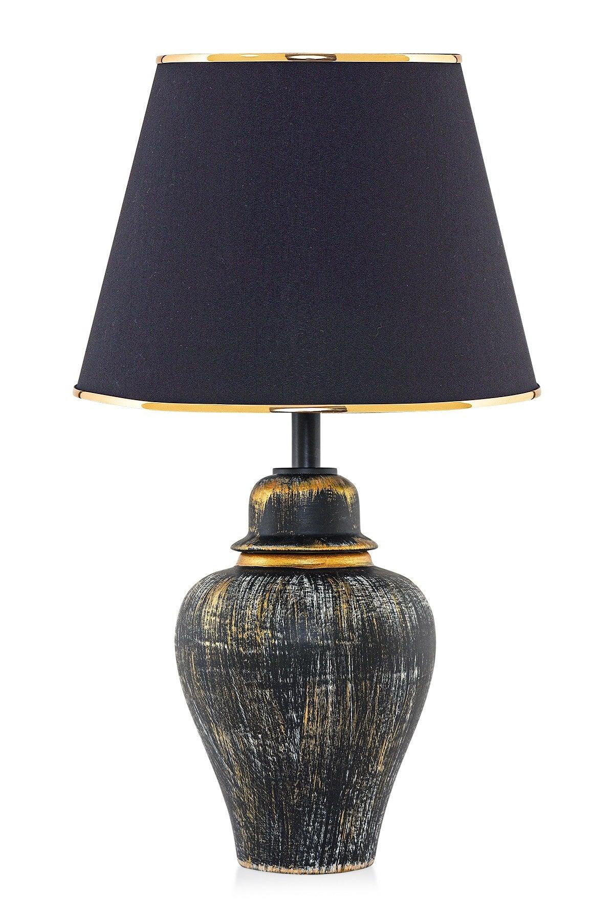 Sinope Ceramic Lampshade Gold Black Srmk-53 - Swordslife