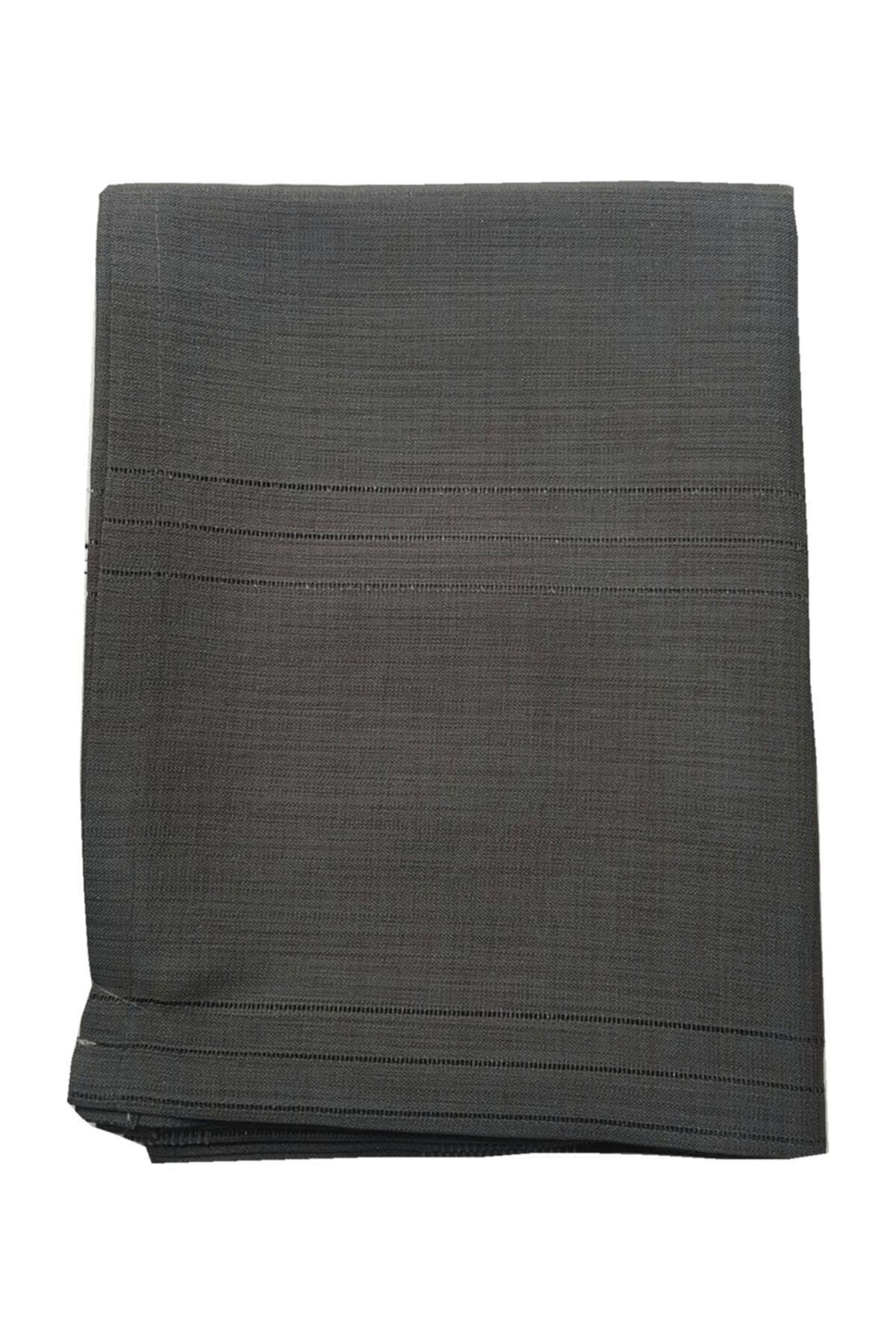 Black Linen Fabric Line Table Cloth 160*220 cm - Swordslife