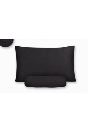 Black Fabric Single Elastic Bed Sheet Set - Swordslife