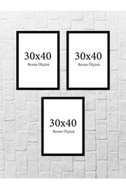 Black Color 30x40cm 3 Pieces Empty - Swordslife