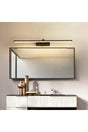 Slimline Black Table Mirror Bathroom Sconce 80 Cm Daylight Led Wall Sconce - Swordslife