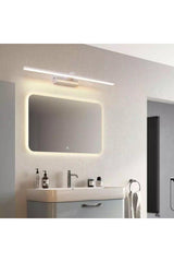 Slimline White Table Mirror Bathroom Sconce 50 Cm Daylight Led Wall Sconce - Swordslife