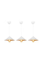 Slm Maya White Chandelier 3 Pieces - Swordslife