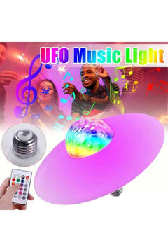 48W Bluetooth‑Enabled RGB LED Crystal Ball Bulb with Remote Control