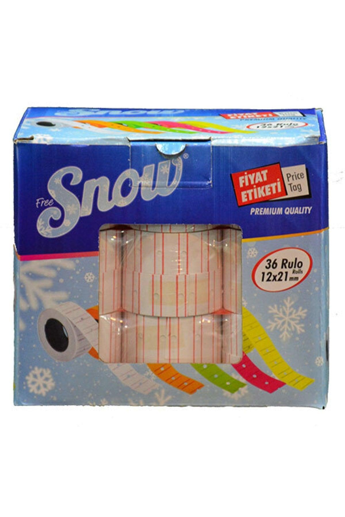 Snow Price Tag (motex Label) White 600