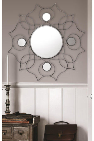 Solar Mirrored Metal Wall Board Living Room Office Home Decoration - Swordslife