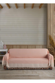 Organic Buldan Cloth Covering Salmon Arms Oversize 180 X 300 Cm Sofa Sofa Sofa Cover Cotton - Swordslife