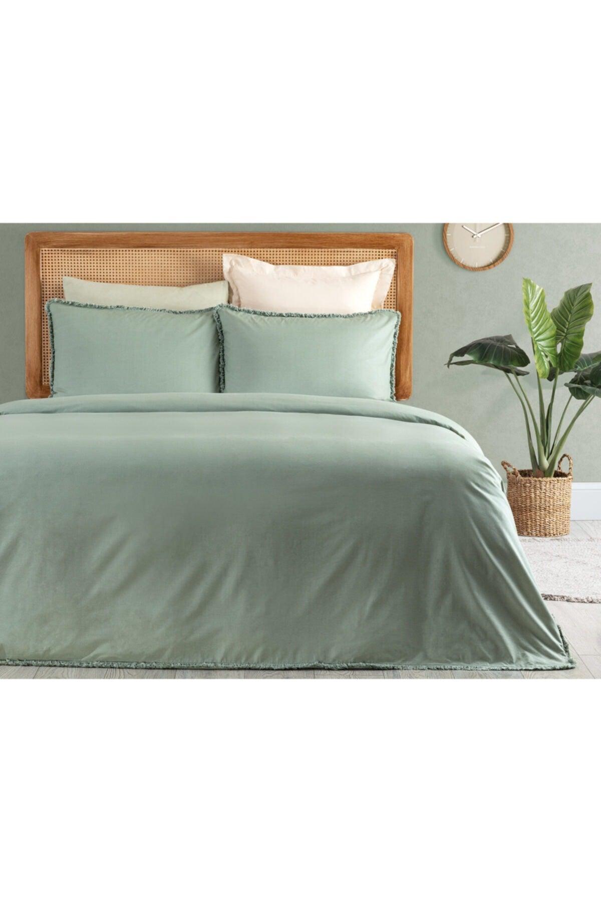 Sona Single Duvet Cover Set With Tassels