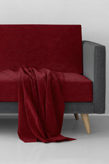 Chenille Seat Cover - Claret Red - Swordslife