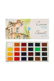 Sonnet (CONEM) Watercolor 24 Color Cardboard Box