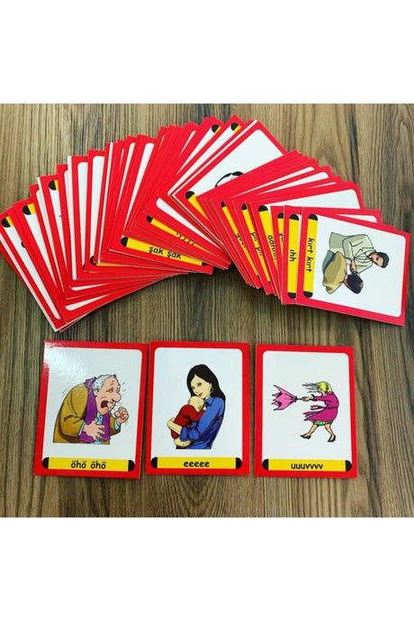 Sound Cards Yukakids Special Education Imitation Cards - Swordslife