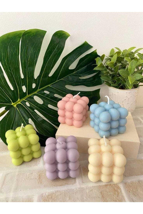 Soy Wax Decorative Bubble Candle Set of 5 - Swordslife