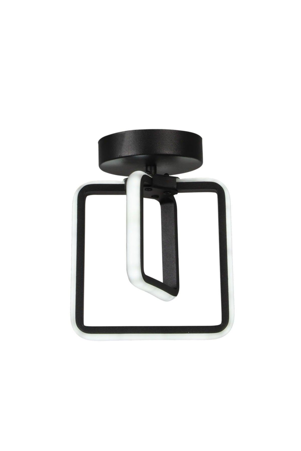 Spacious 3 Color Led Ceiling Mount Single Chandelier Black - Swordslife