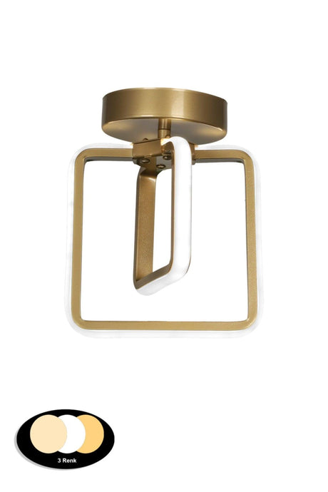Spacious 3 Color Led Ceiling Mount Single Chandelier Tumbled - Swordslife