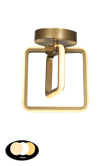 Spacious 3 Color Led Ceiling Mount Single Chandelier Tumbled - Swordslife