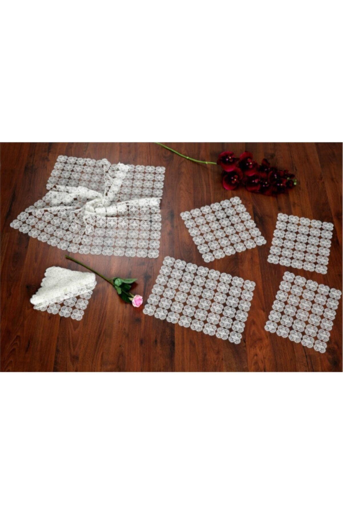 Needle Lace Living Room Set 17 Pieces