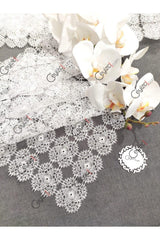 Needle Lace Living Room Set 17 Pieces