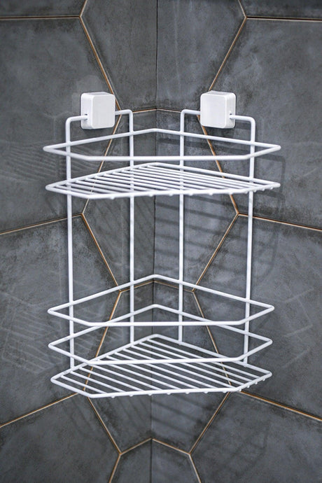 Lifetime Stainless Adhesive Bathroom Corner