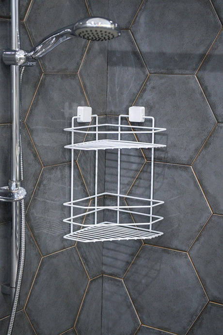 Lifetime Stainless Adhesive Bathroom Corner