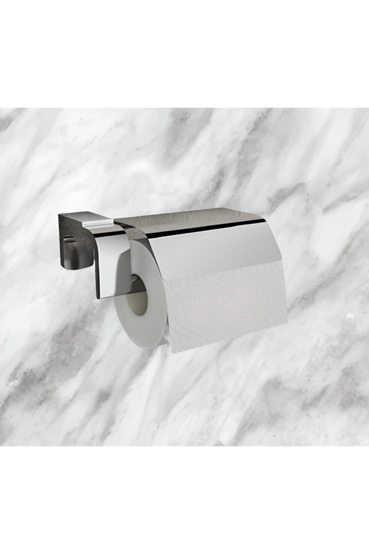Lifetime Stainless Covered Toilet Roll Holder Wall Mounted Chrome F1-015 - Swordslife