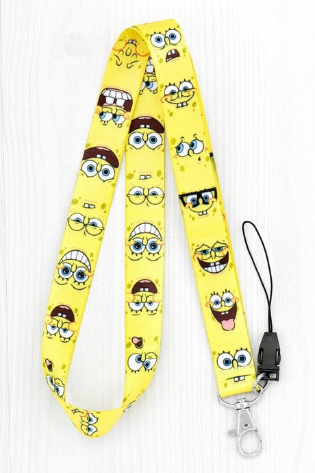 SpongeBob Name Badge Lanyard Phone