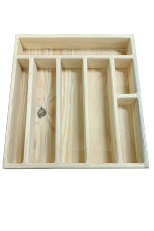Spoon Fork Knife Organizer Wooden Drawer