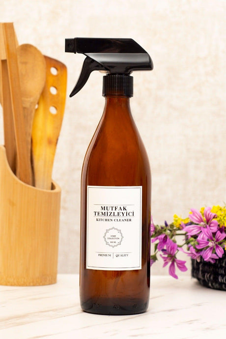 Spray Amber Tall Bottle Kitchen Cleaner 500ml