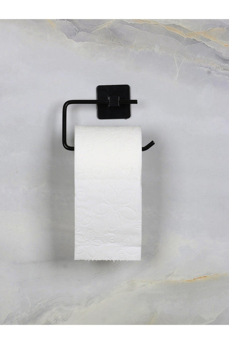 Square Adhesive Black Outdoor Toilettenpapier Wc Serviettenpapier Halter Klnç0002 - Swordslife