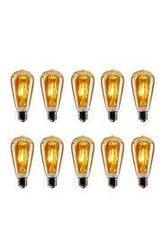 St64 Pear 4 Watt 10 Pieces Edison Type Rustic