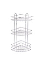 Stainless Chrome 3-Tier Bathroom Corner Shampoo Holder Bathroom Shelf Annex-03 - Swordslife