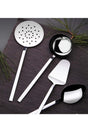 Stainless Steel Scoop Colander Spoon Spatula Serving Set Set of 4 - Swordslife