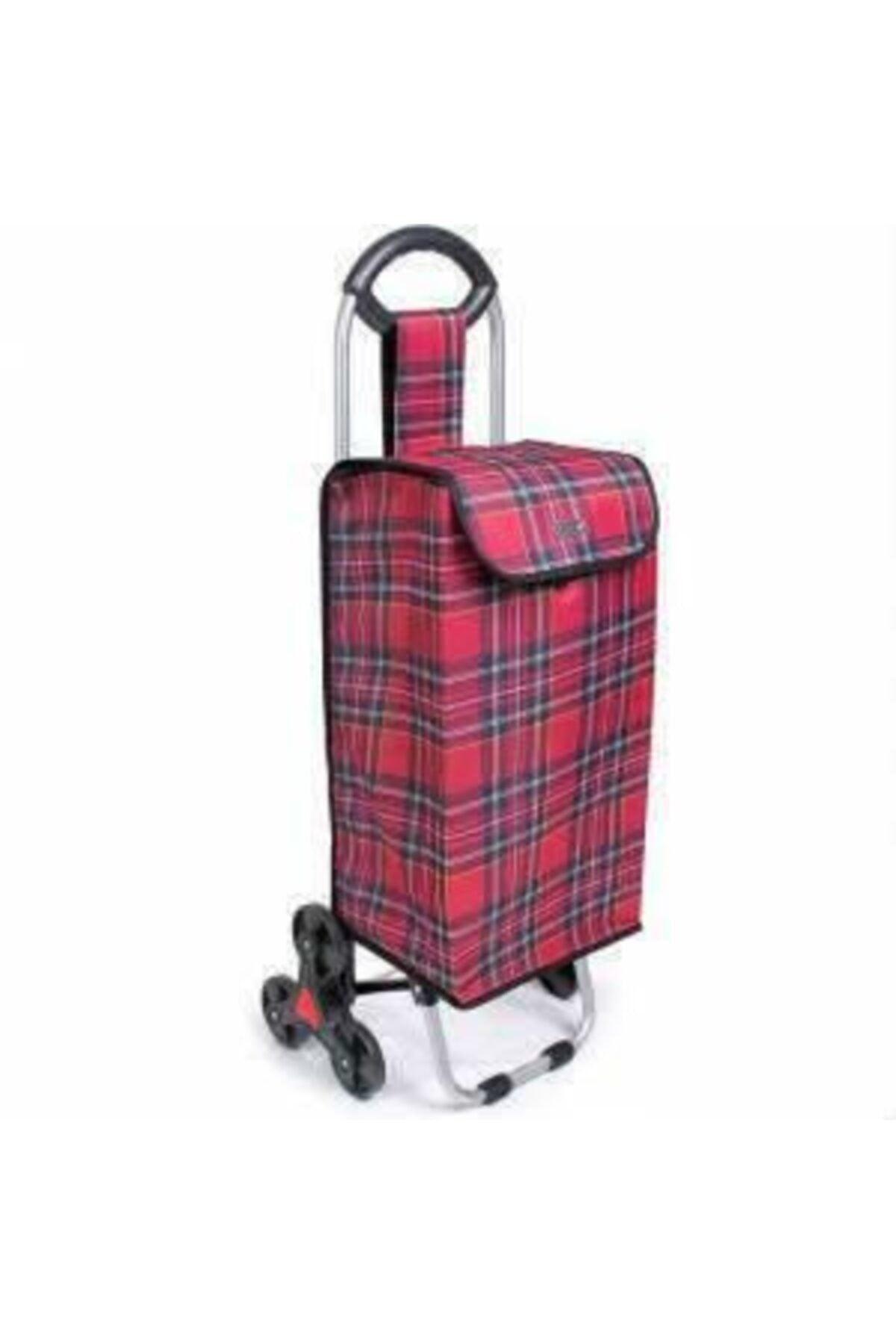 Stair Climbing 3-Wheel Market Trolley, Dogrular Large Size Market Trolley With Cloth Bag - Swordslife