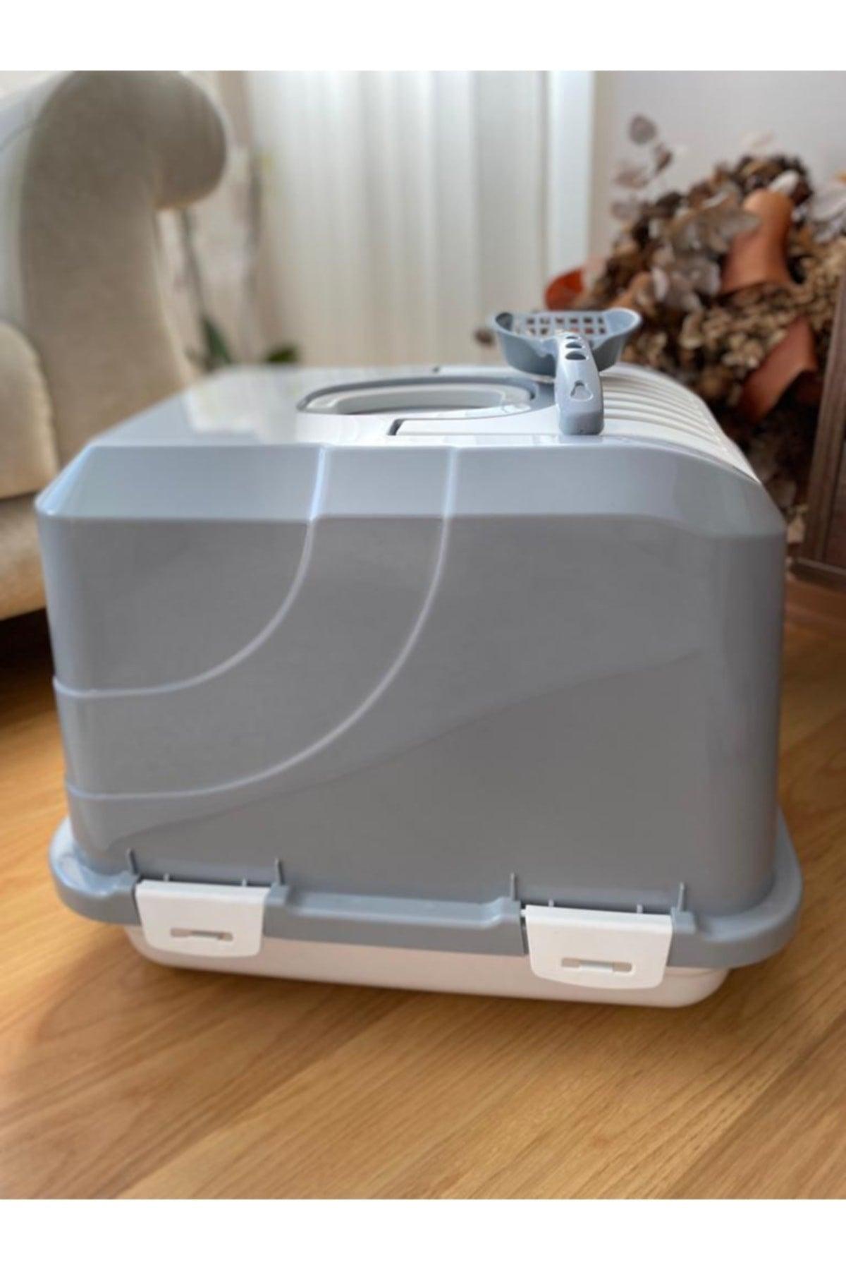 Standard Size Cat Litter Box-gray