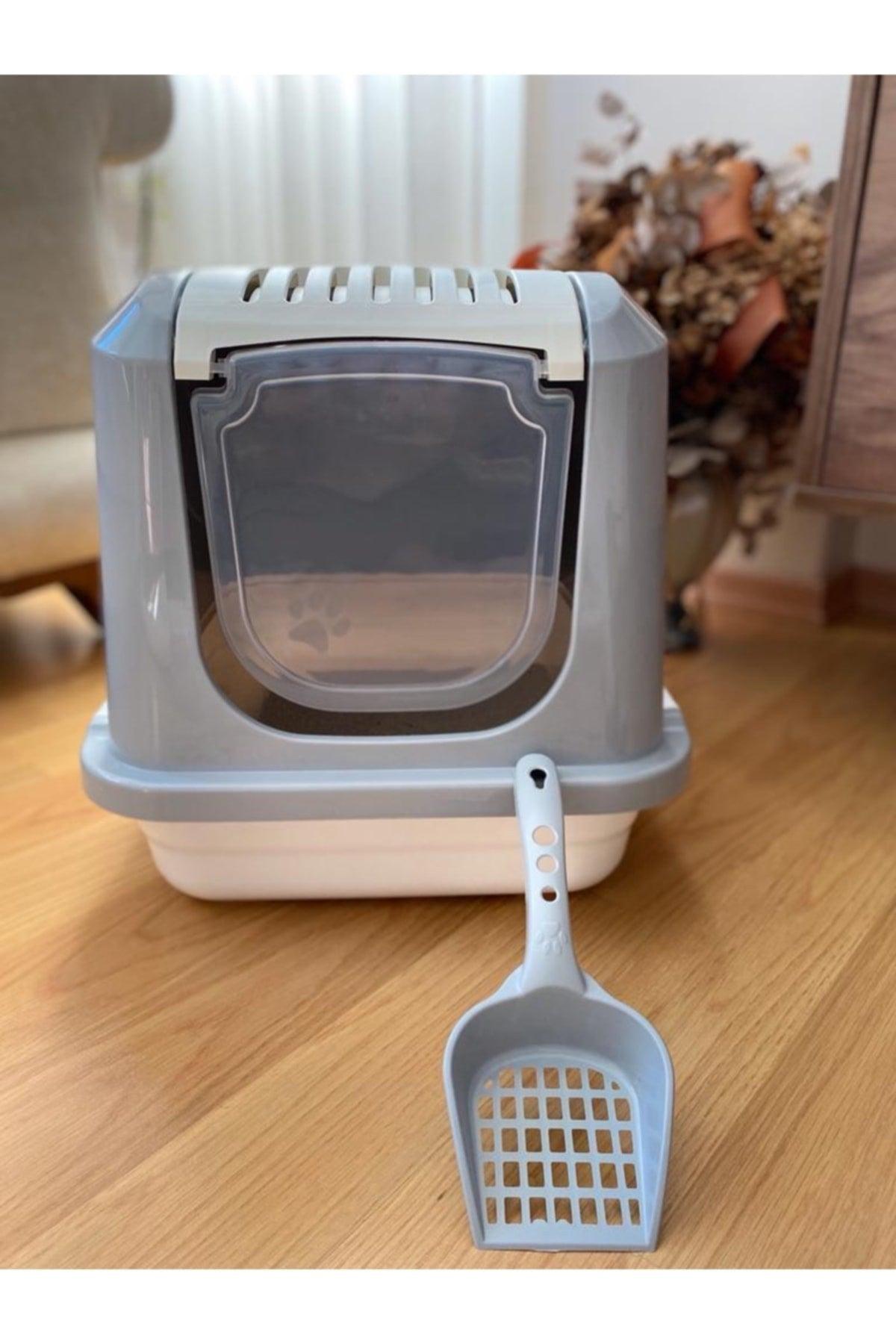 Standard Size Cat Litter Box-gray