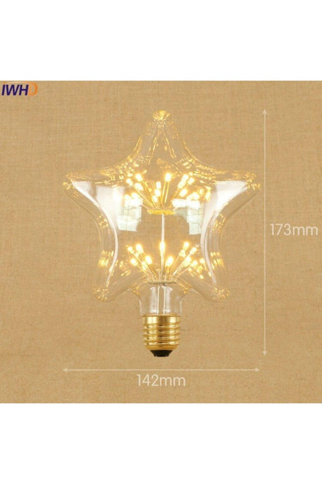 Star Smd Led Decorative Rustic Bulb