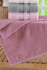 Stars 6 Pcs 50x90 Cm Hand&Face Towel Set