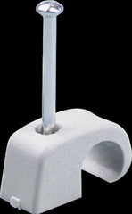 Nail clamp, steel nail cable diameter 10-14mm / nail size: 2.0x35 / gray - Swordslife