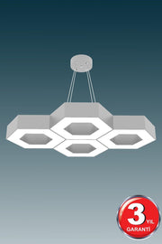 Stella (Grey Case, Daylight) Led Modern Led Chandelier - Swordslife