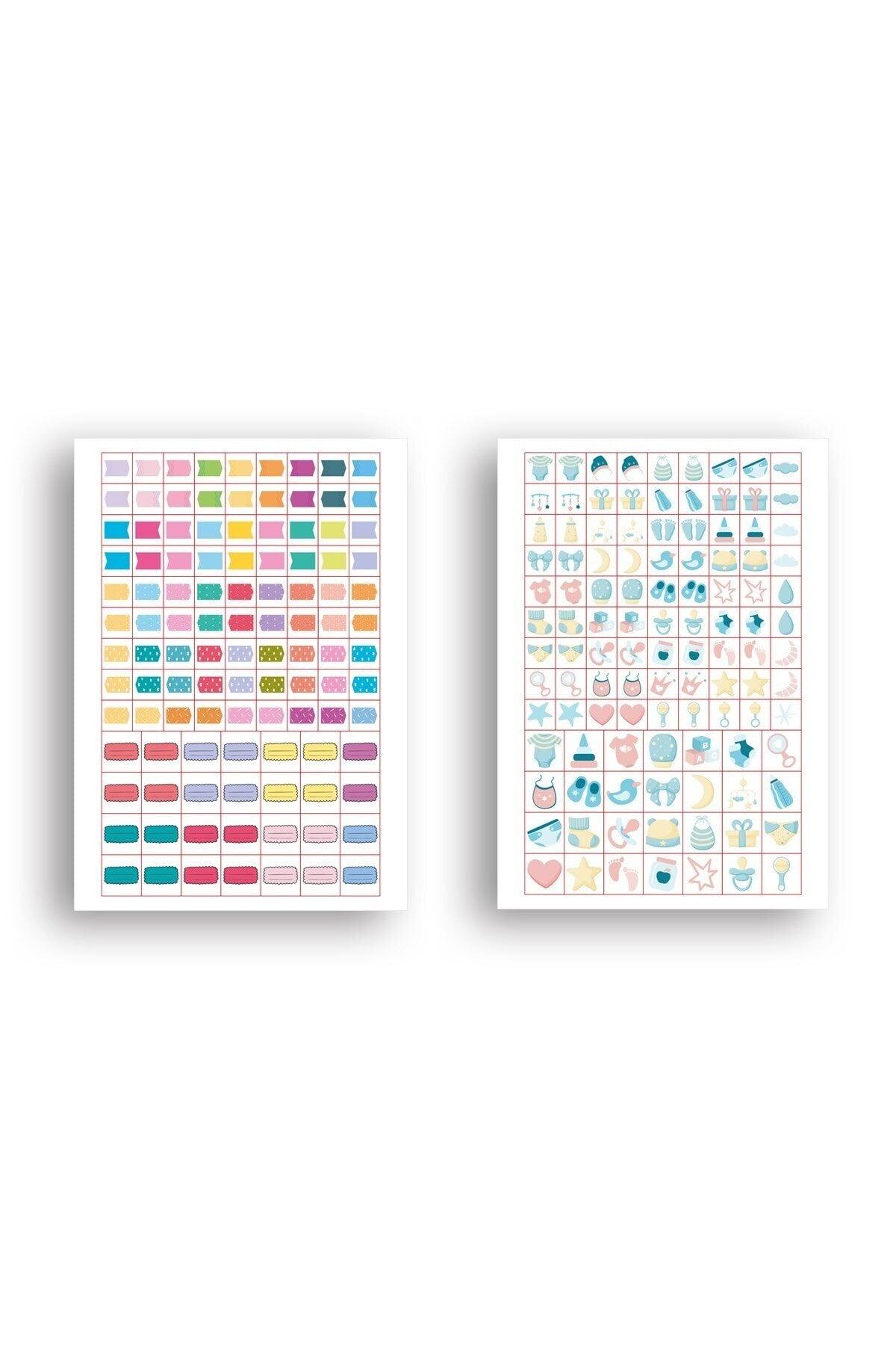 Sticker Book 756 Colored Stickers Bang