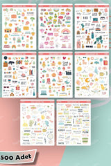 Sticker Weekly Planner Planner Label