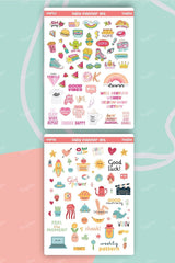 Sticker Weekly Planner Planner Label