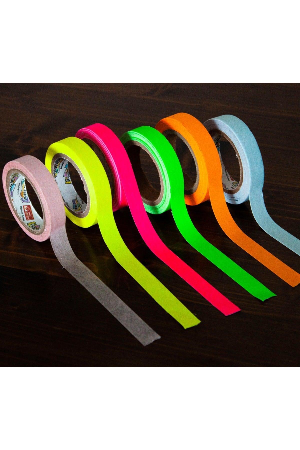Adhesive Note Writing Tape (6 Colors)