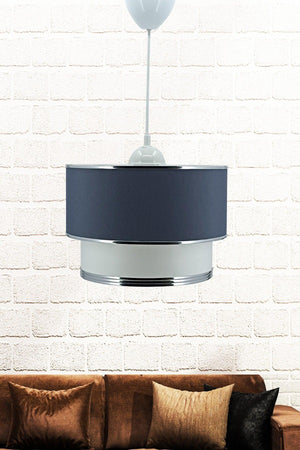 Stone Pendant Lamp Anthracite Chandelier E68 - Swordslife