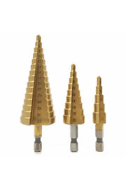 Stufenblech-Bohrer-Set 3-teiliges